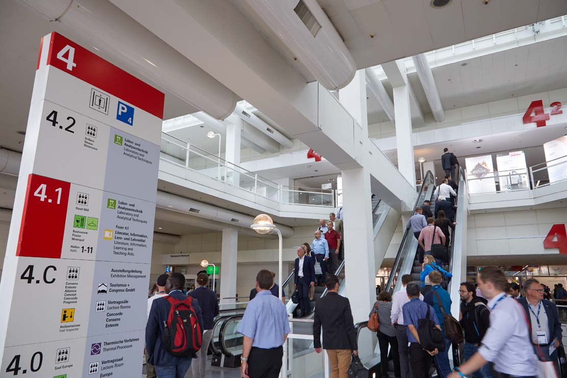 ACHEMA 2018 会場写真（世界最大級の化学装置・環境保護・バイオ関連見本市）