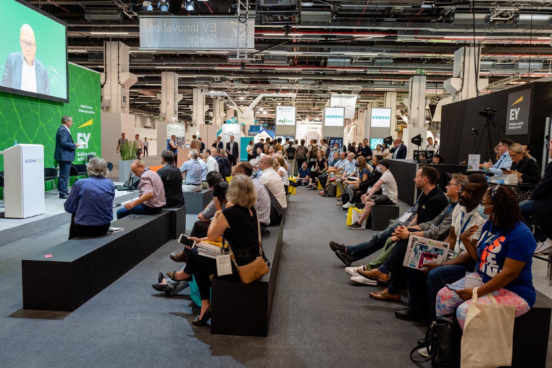 ACHEMA 2022 会場写真（世界最大級の化学装置・環境保護・バイオ関連見本市）